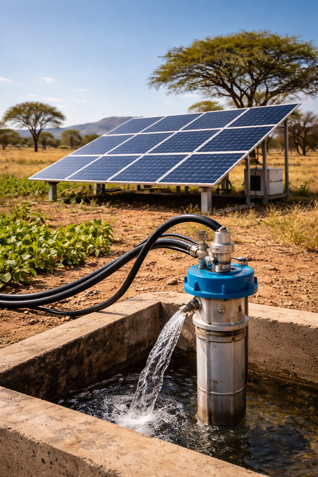 Water system supply — pumps, valves, and commercial materials